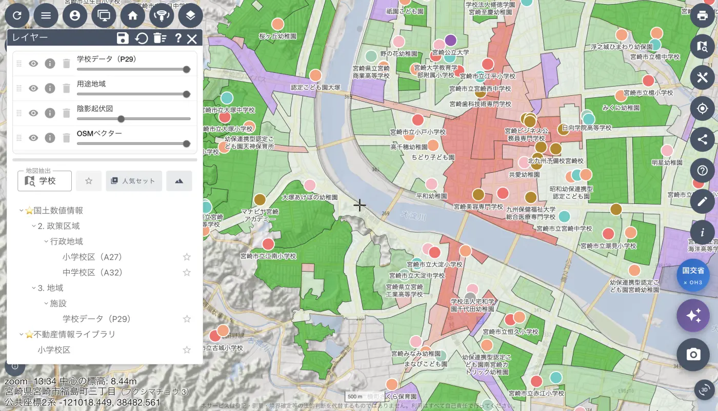 700種+のレイヤー